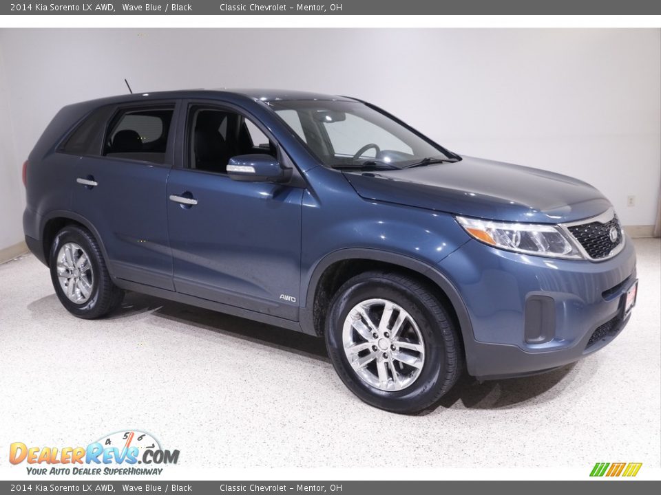 2014 Kia Sorento LX AWD Wave Blue / Black Photo #1