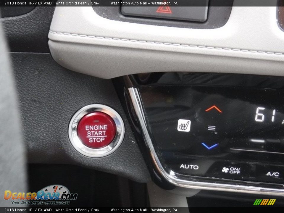 2018 Honda HR-V EX AWD White Orchid Pearl / Gray Photo #18