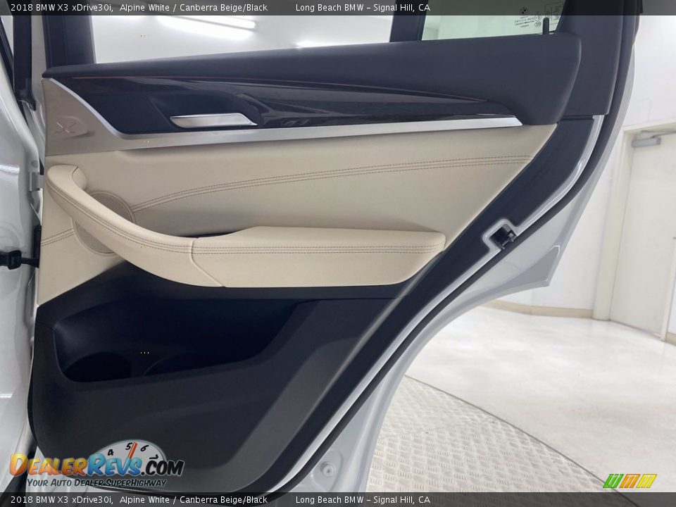 2018 BMW X3 xDrive30i Alpine White / Canberra Beige/Black Photo #35