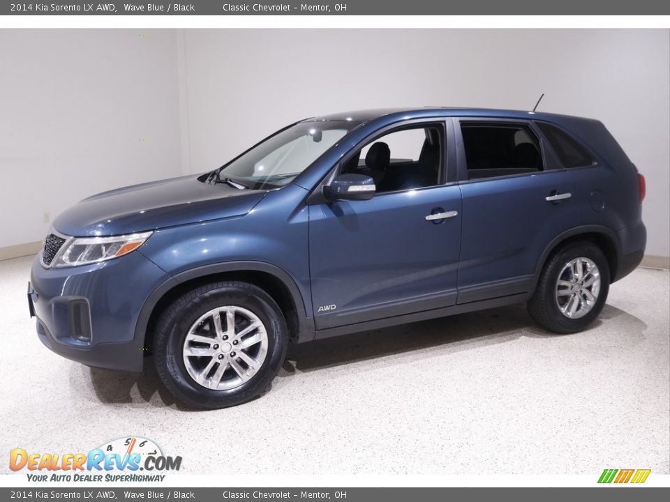 2014 Kia Sorento LX AWD Wave Blue / Black Photo #3