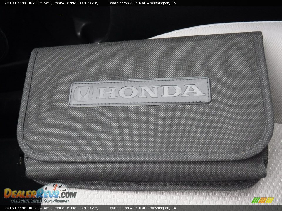2018 Honda HR-V EX AWD White Orchid Pearl / Gray Photo #23