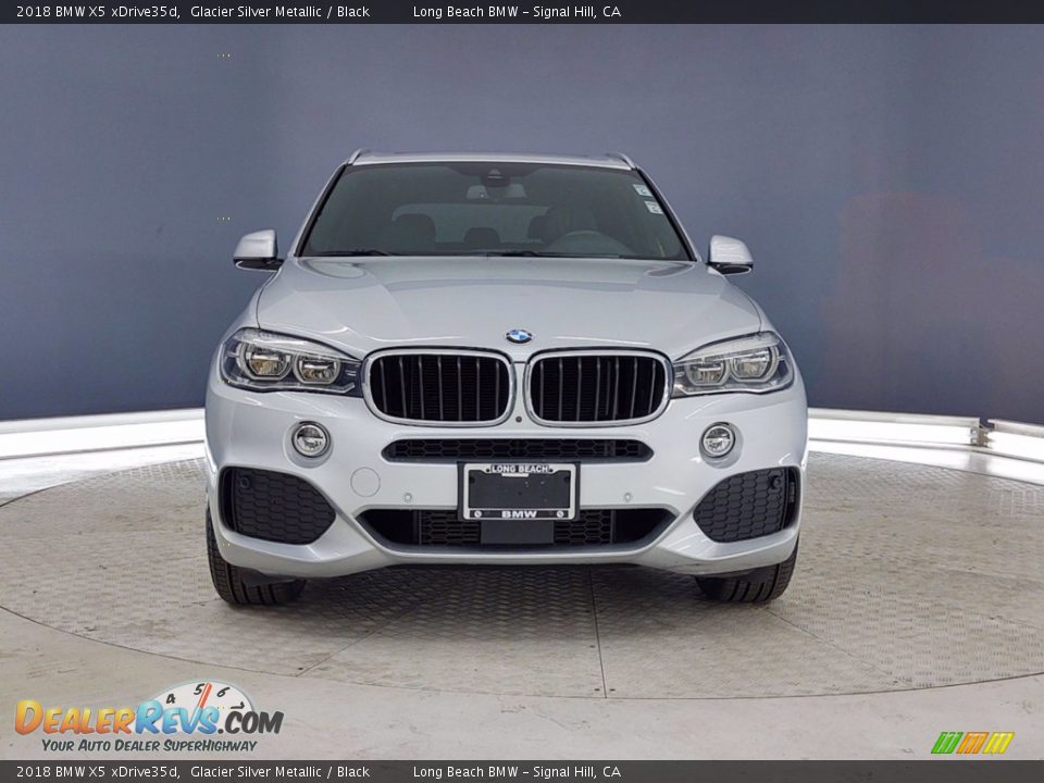 2018 BMW X5 xDrive35d Glacier Silver Metallic / Black Photo #2