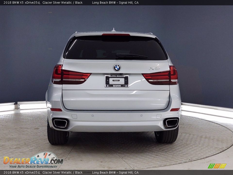 2018 BMW X5 xDrive35d Glacier Silver Metallic / Black Photo #4