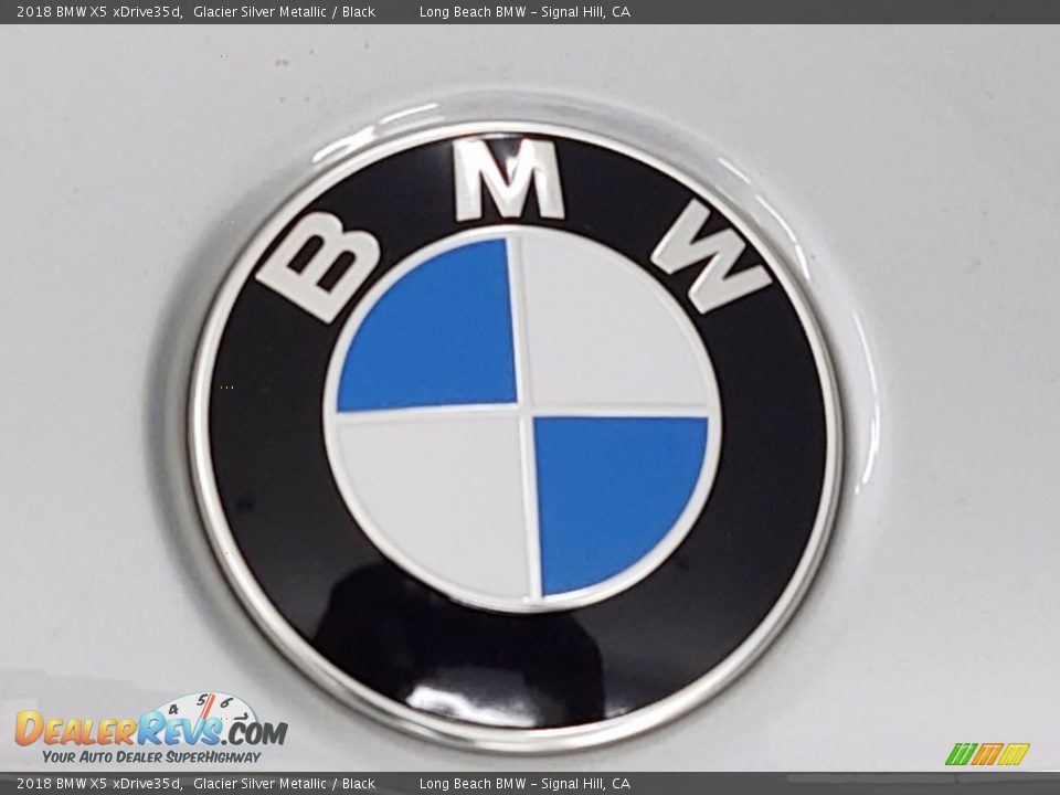 2018 BMW X5 xDrive35d Glacier Silver Metallic / Black Photo #8