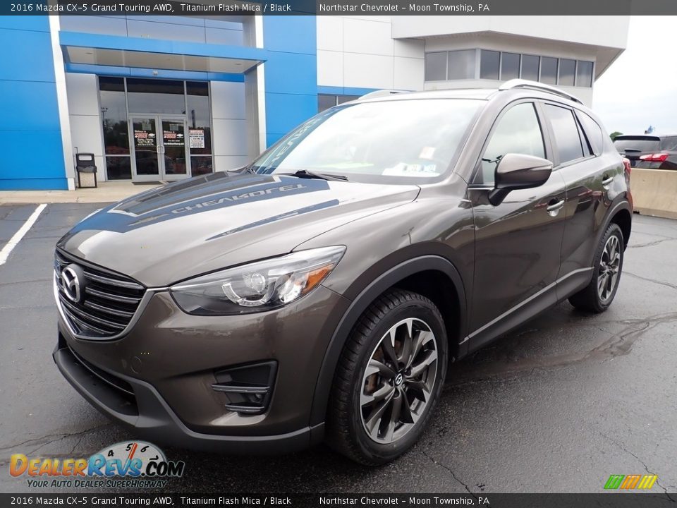 2016 Mazda CX-5 Grand Touring AWD Titanium Flash Mica / Black Photo #2