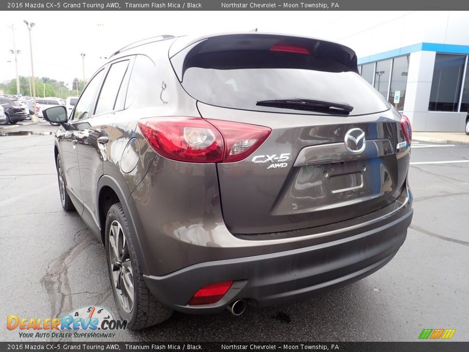 2016 Mazda CX-5 Grand Touring AWD Titanium Flash Mica / Black Photo #5