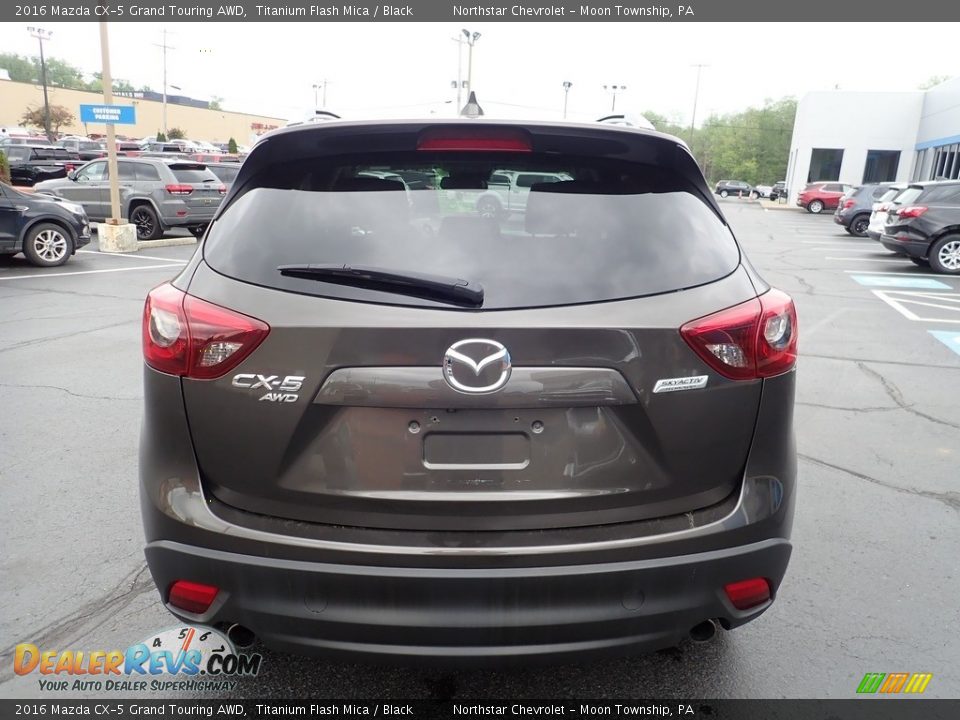 2016 Mazda CX-5 Grand Touring AWD Titanium Flash Mica / Black Photo #6
