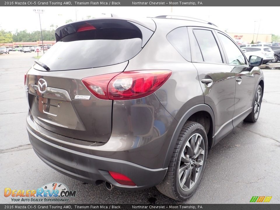 2016 Mazda CX-5 Grand Touring AWD Titanium Flash Mica / Black Photo #8