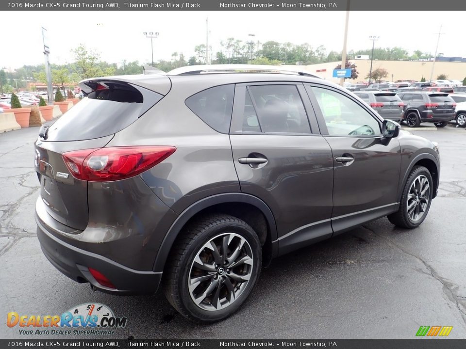 2016 Mazda CX-5 Grand Touring AWD Titanium Flash Mica / Black Photo #9