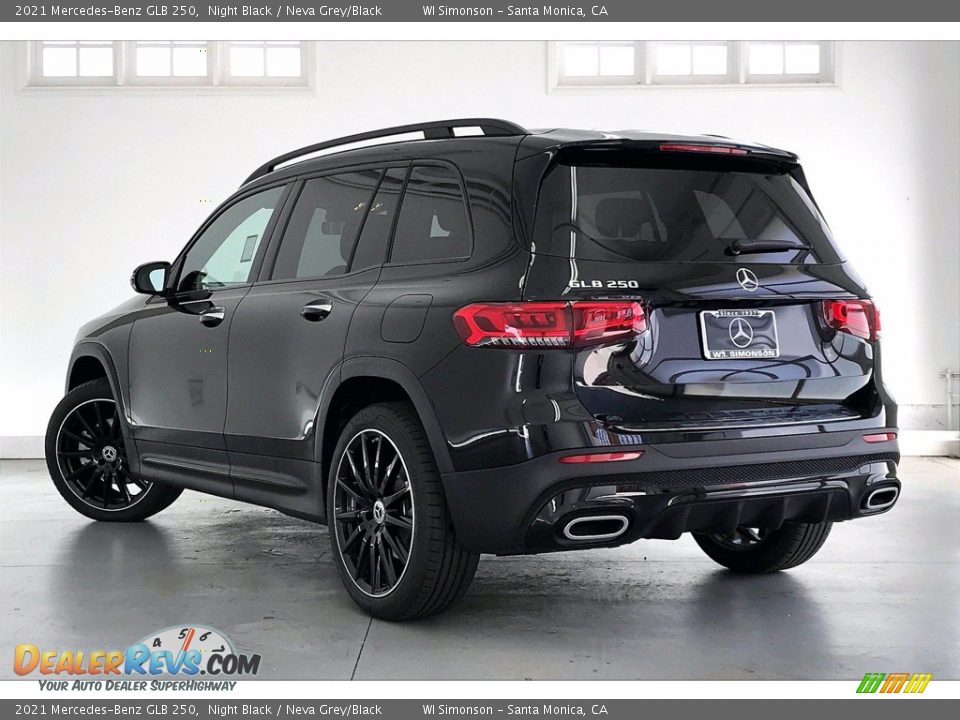 2021 Mercedes-Benz GLB 250 Night Black / Neva Grey/Black Photo #2