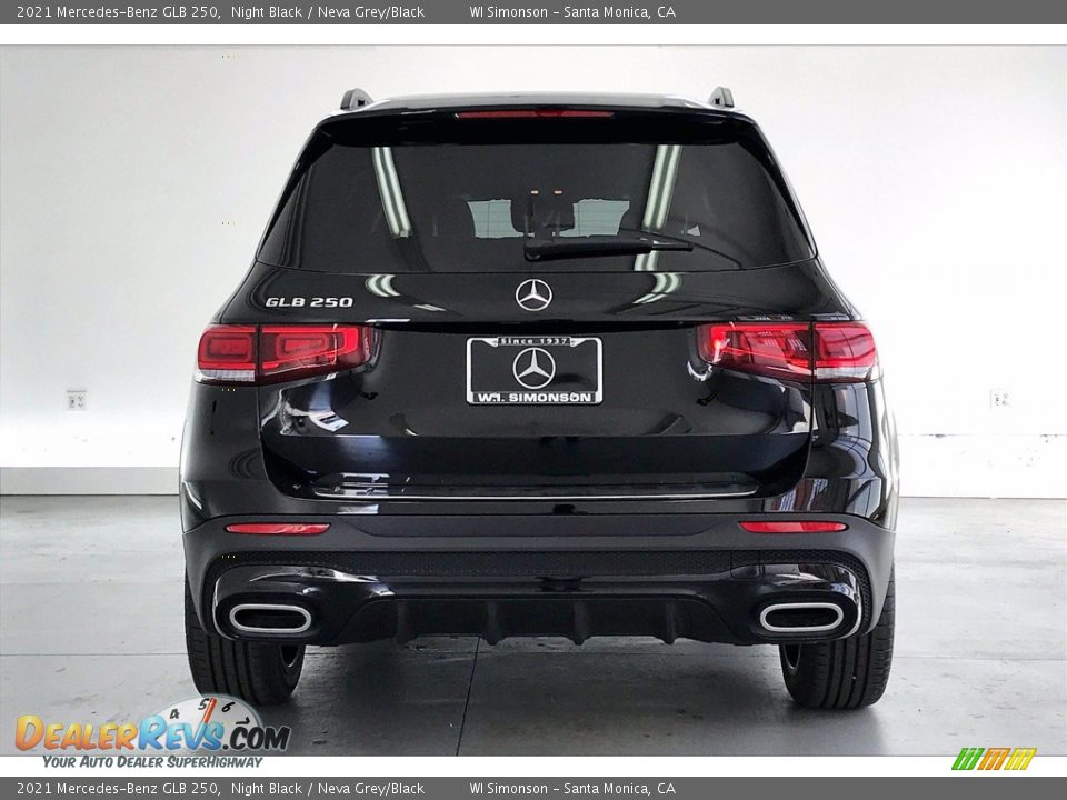 2021 Mercedes-Benz GLB 250 Night Black / Neva Grey/Black Photo #3