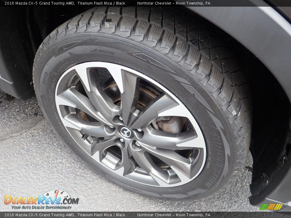 2016 Mazda CX-5 Grand Touring AWD Titanium Flash Mica / Black Photo #14