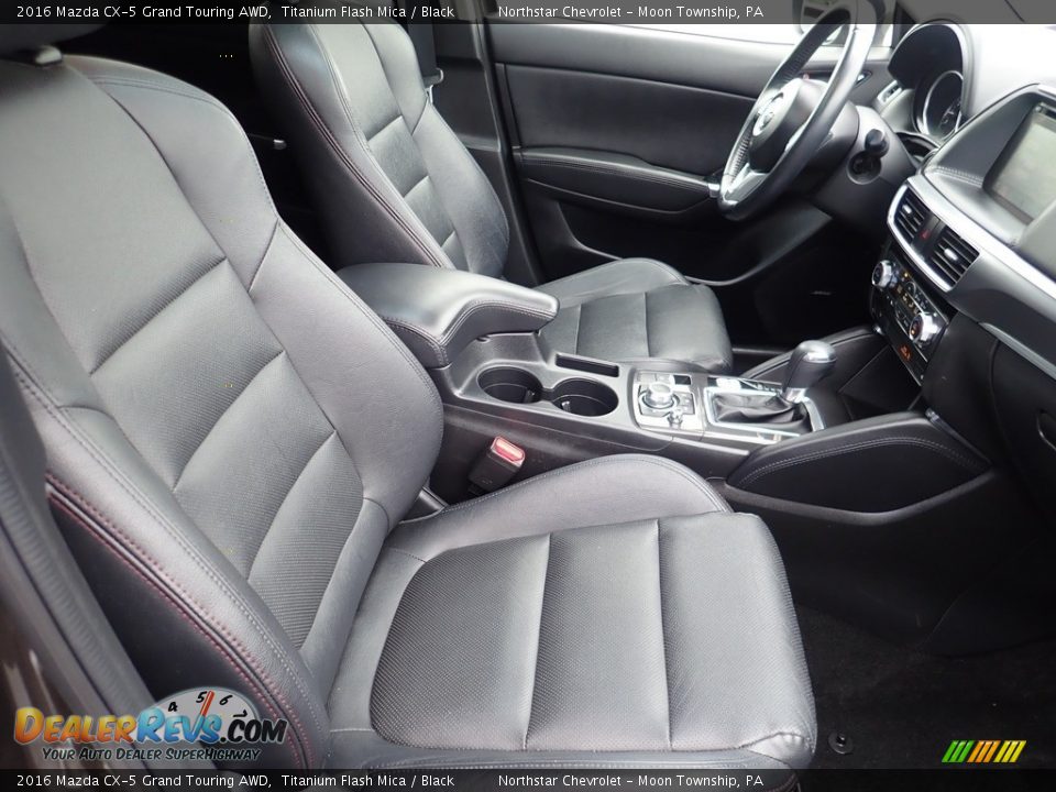 2016 Mazda CX-5 Grand Touring AWD Titanium Flash Mica / Black Photo #15
