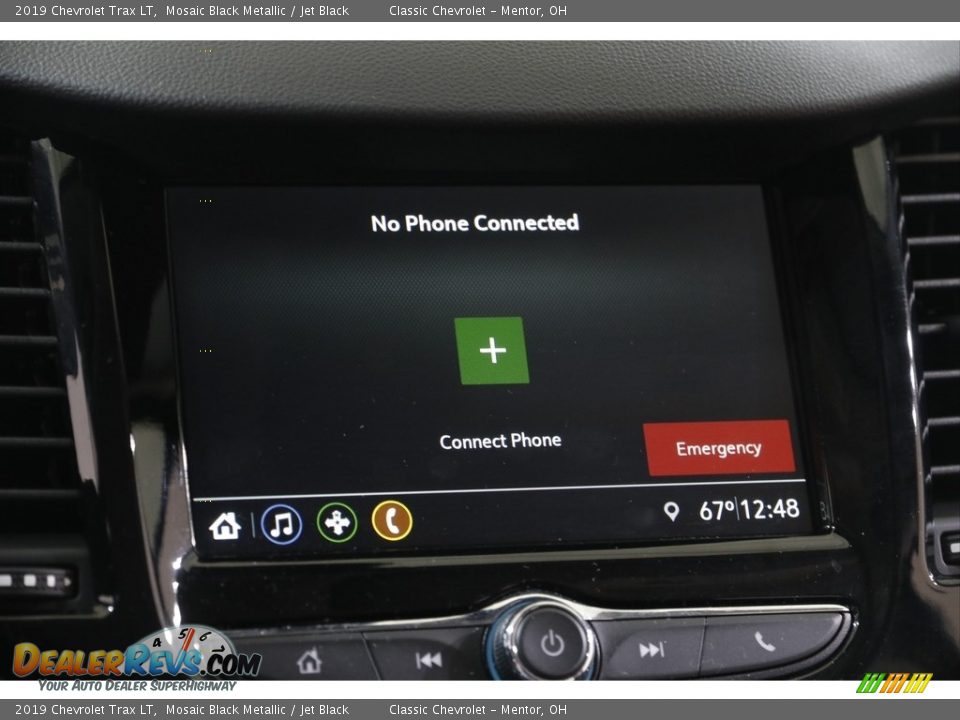 2019 Chevrolet Trax LT Mosaic Black Metallic / Jet Black Photo #11