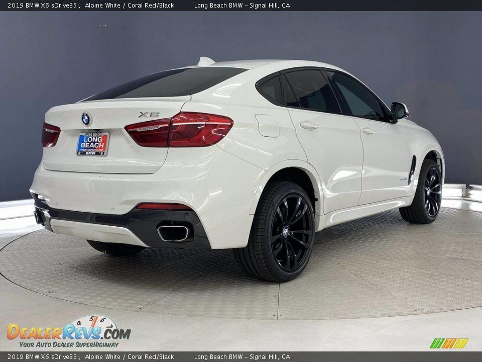 Alpine White 2019 BMW X6 sDrive35i Photo #5