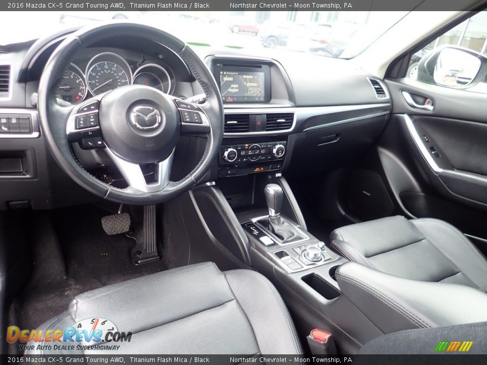 2016 Mazda CX-5 Grand Touring AWD Titanium Flash Mica / Black Photo #21