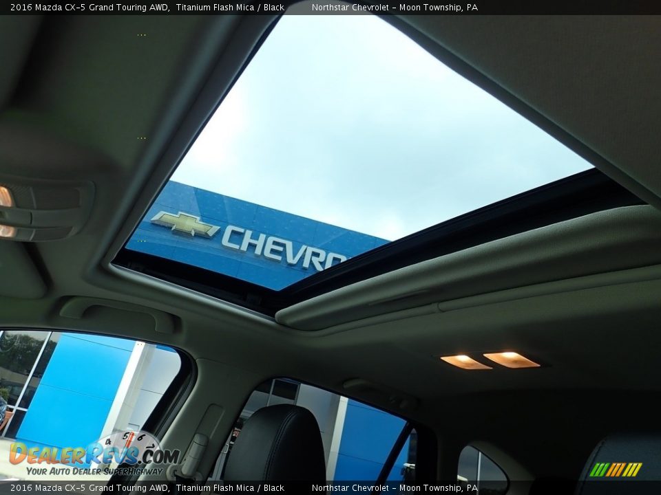 2016 Mazda CX-5 Grand Touring AWD Titanium Flash Mica / Black Photo #25