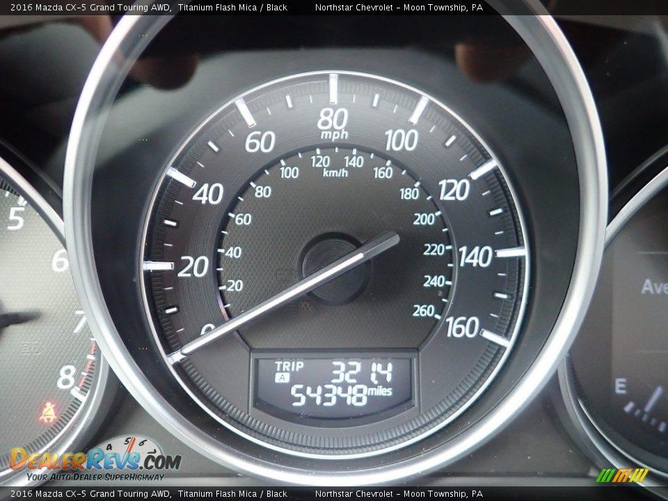 2016 Mazda CX-5 Grand Touring AWD Titanium Flash Mica / Black Photo #29