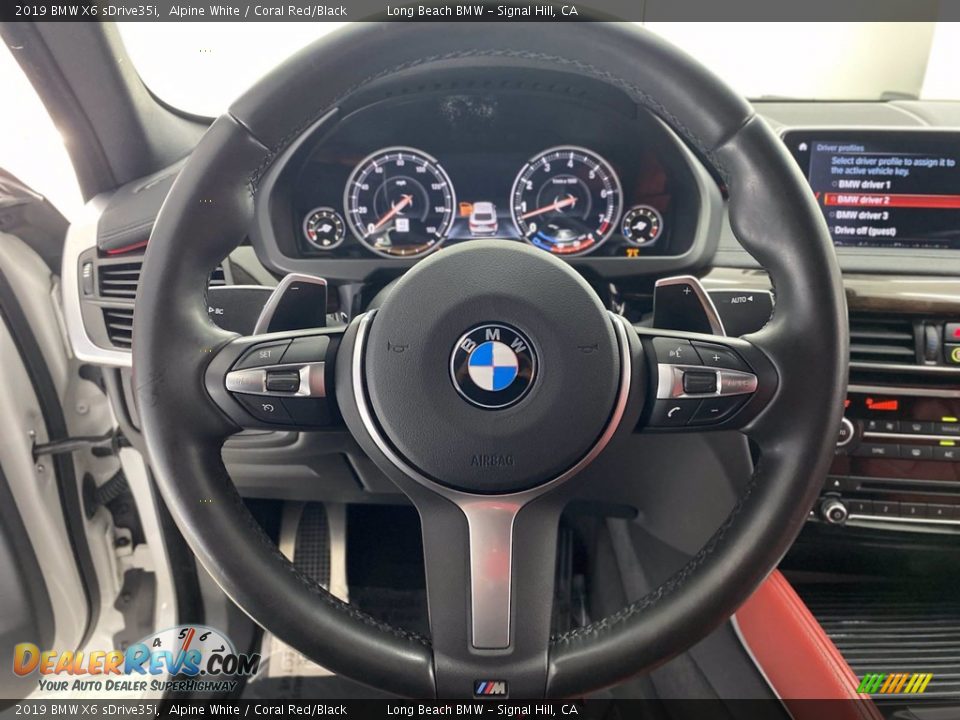 2019 BMW X6 sDrive35i Steering Wheel Photo #18