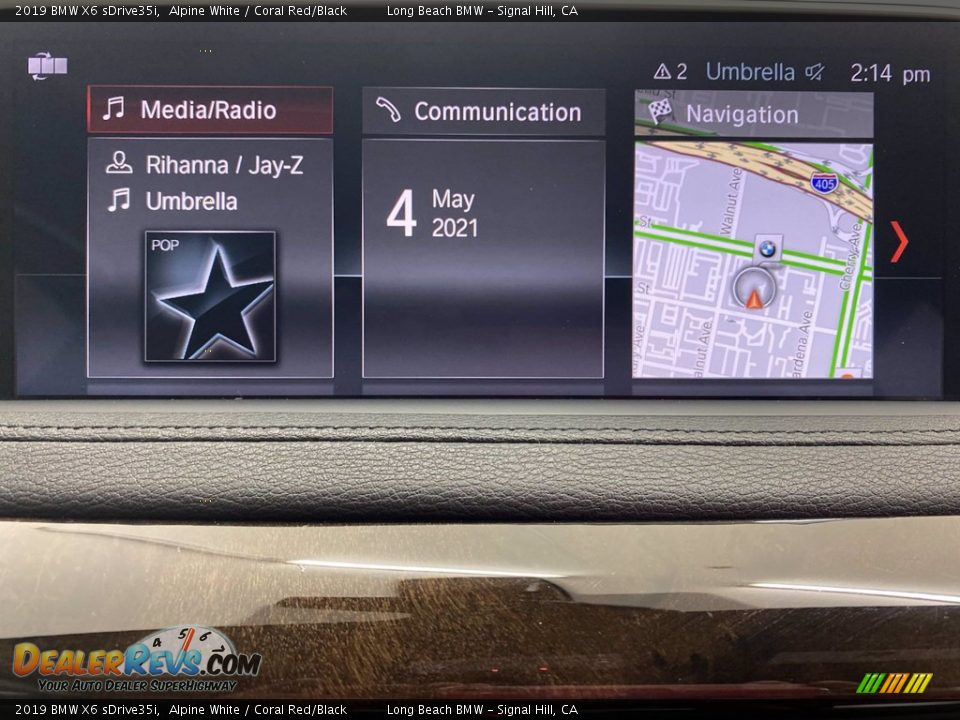 Controls of 2019 BMW X6 sDrive35i Photo #23
