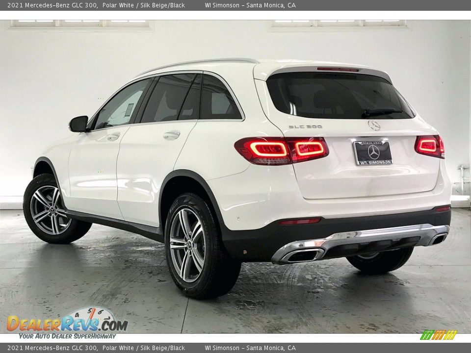 2021 Mercedes-Benz GLC 300 Polar White / Silk Beige/Black Photo #2