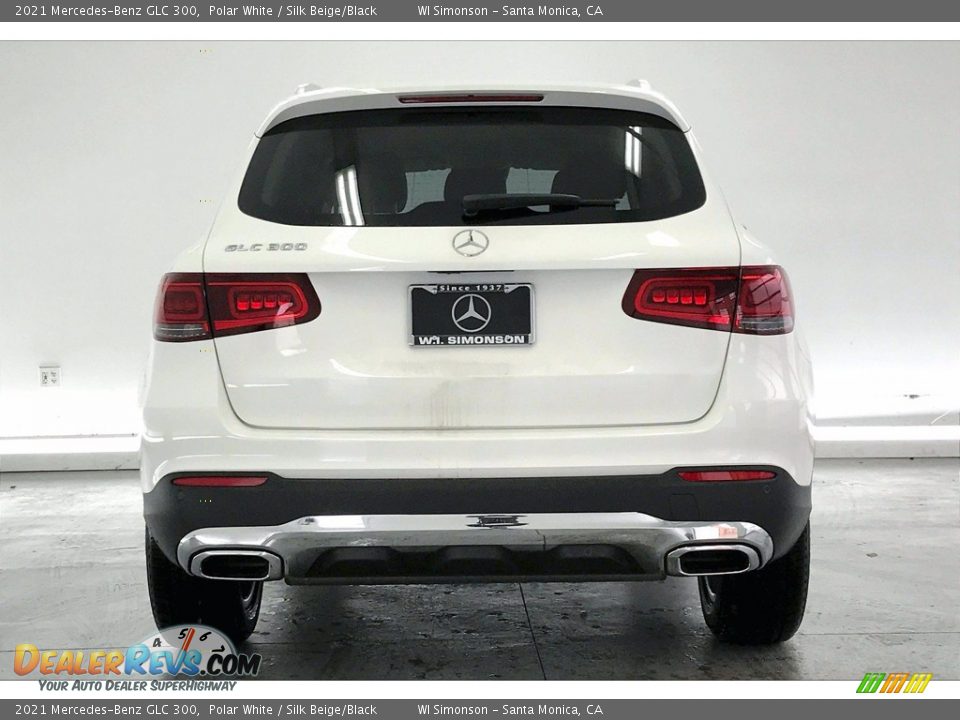 2021 Mercedes-Benz GLC 300 Polar White / Silk Beige/Black Photo #3