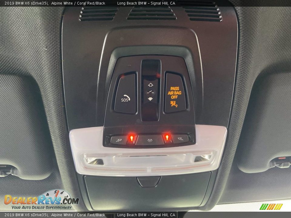 Controls of 2019 BMW X6 sDrive35i Photo #30
