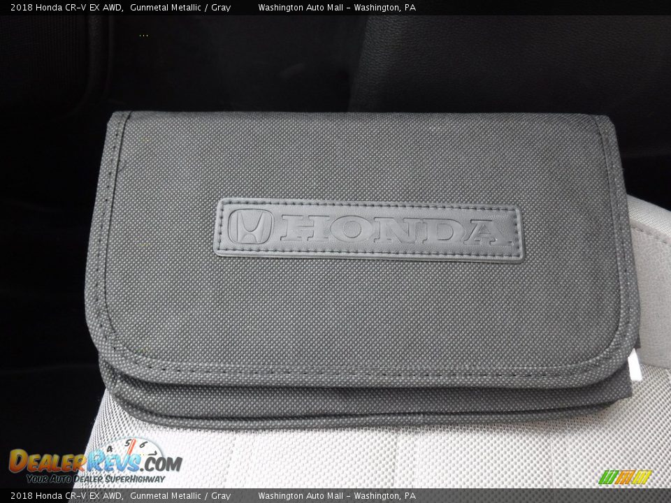 2018 Honda CR-V EX AWD Gunmetal Metallic / Gray Photo #28