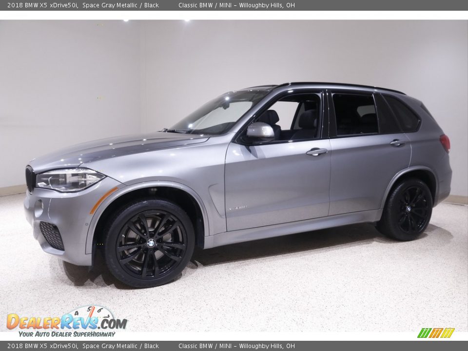 2018 BMW X5 xDrive50i Space Gray Metallic / Black Photo #3