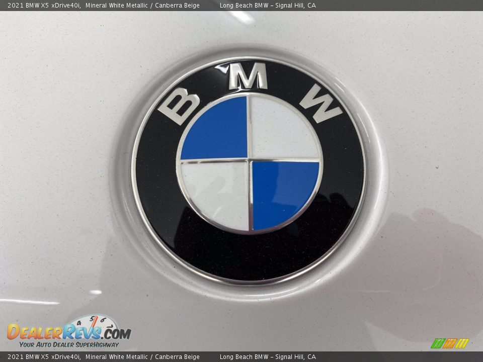 2021 BMW X5 xDrive40i Mineral White Metallic / Canberra Beige Photo #5