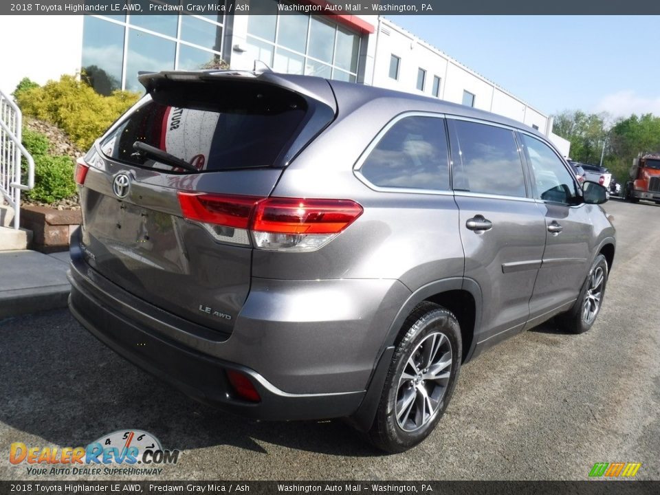 2018 Toyota Highlander LE AWD Predawn Gray Mica / Ash Photo #12