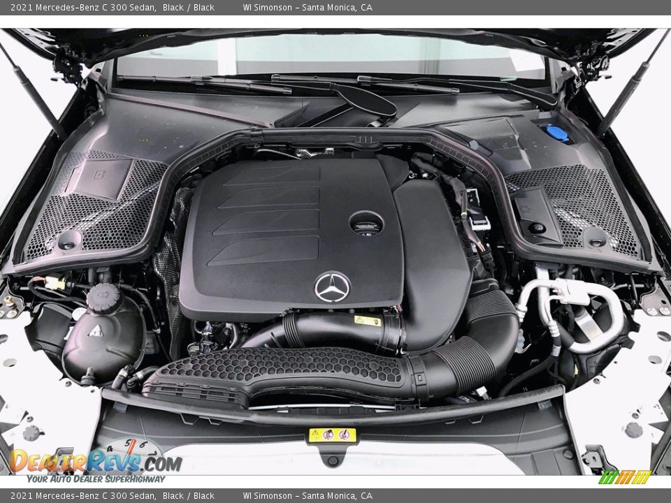 2021 Mercedes-Benz C 300 Sedan Black / Black Photo #9