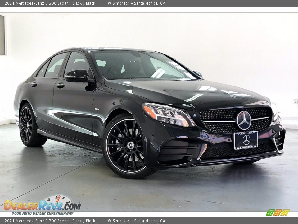 2021 Mercedes-Benz C 300 Sedan Black / Black Photo #12