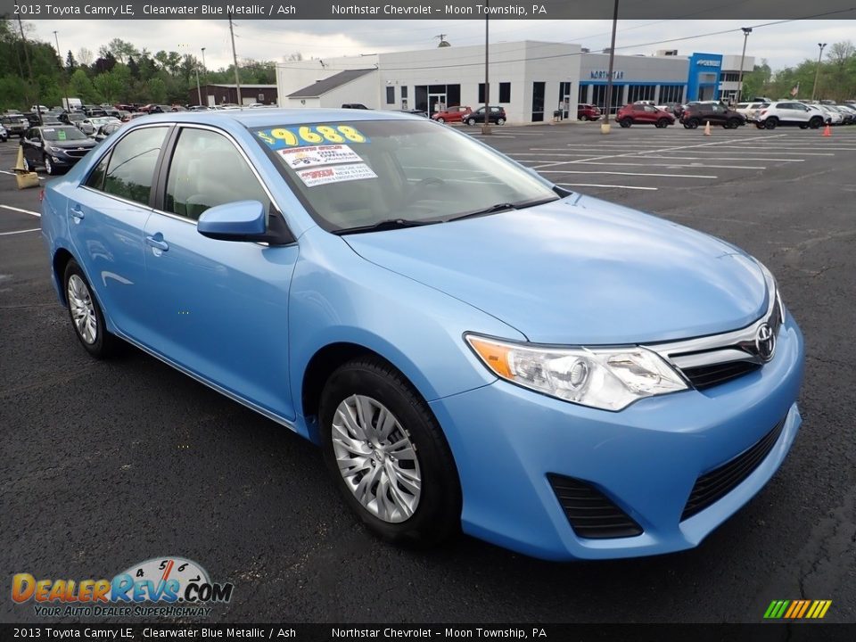 2013 Toyota Camry LE Clearwater Blue Metallic / Ash Photo #5