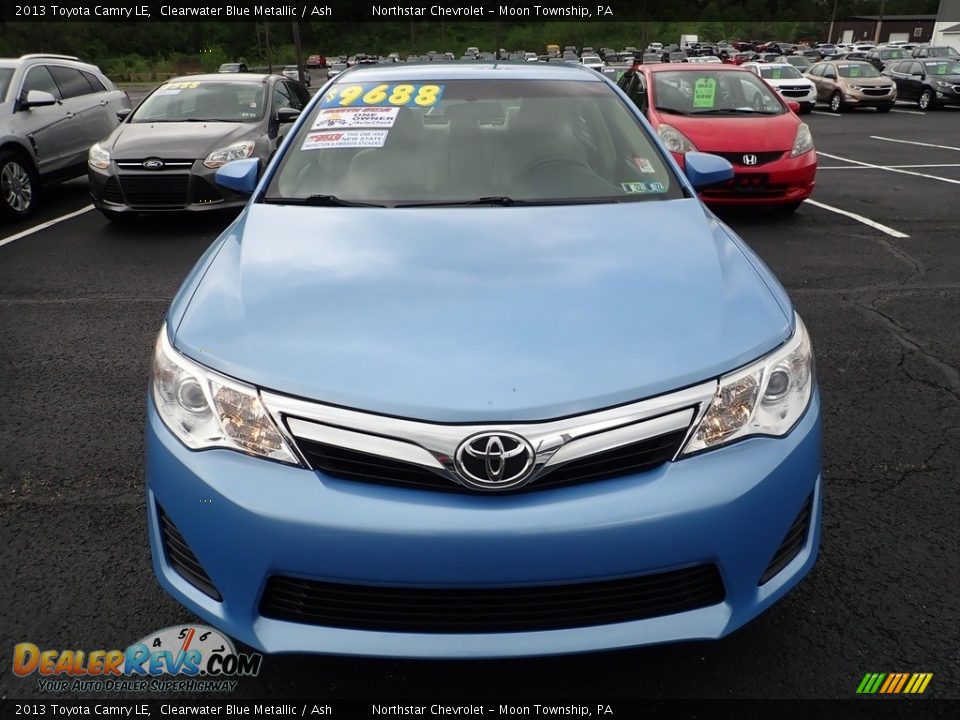 2013 Toyota Camry LE Clearwater Blue Metallic / Ash Photo #6