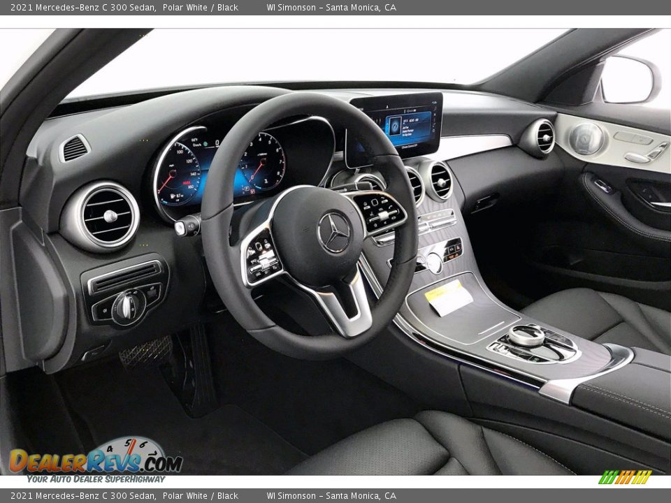 2021 Mercedes-Benz C 300 Sedan Polar White / Black Photo #4