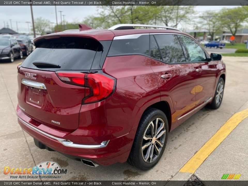2018 GMC Terrain Denali AWD Red Quartz Tintcoat / ­Jet Black Photo #2