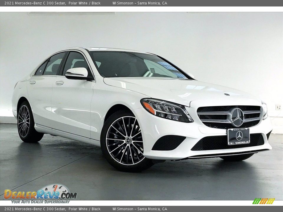 2021 Mercedes-Benz C 300 Sedan Polar White / Black Photo #12