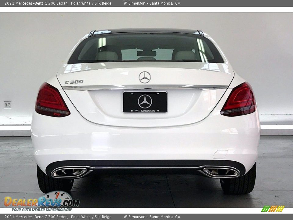 2021 Mercedes-Benz C 300 Sedan Polar White / Silk Beige Photo #3