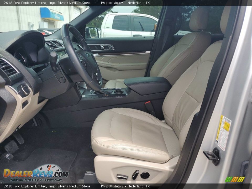 2018 Ford Explorer Limited Ingot Silver / Medium Stone Photo #4