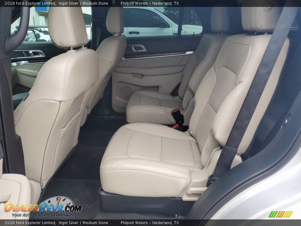 2018 Ford Explorer Limited Ingot Silver / Medium Stone Photo #6