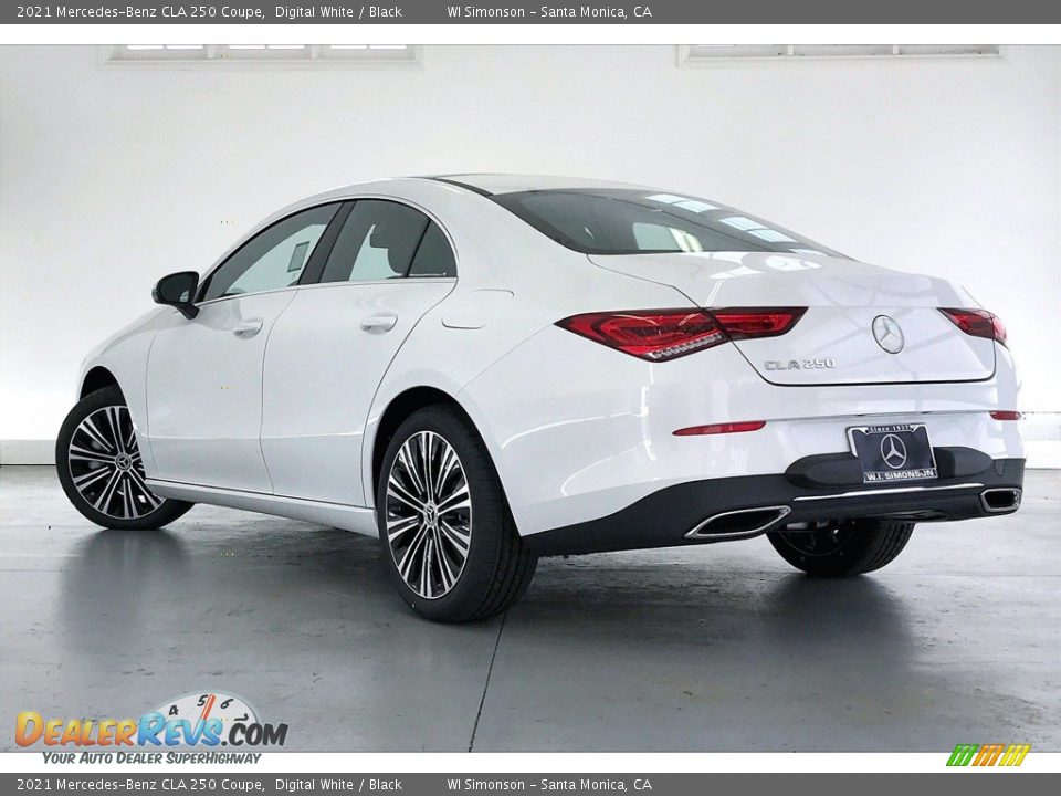 2021 Mercedes-Benz CLA 250 Coupe Digital White / Black Photo #2