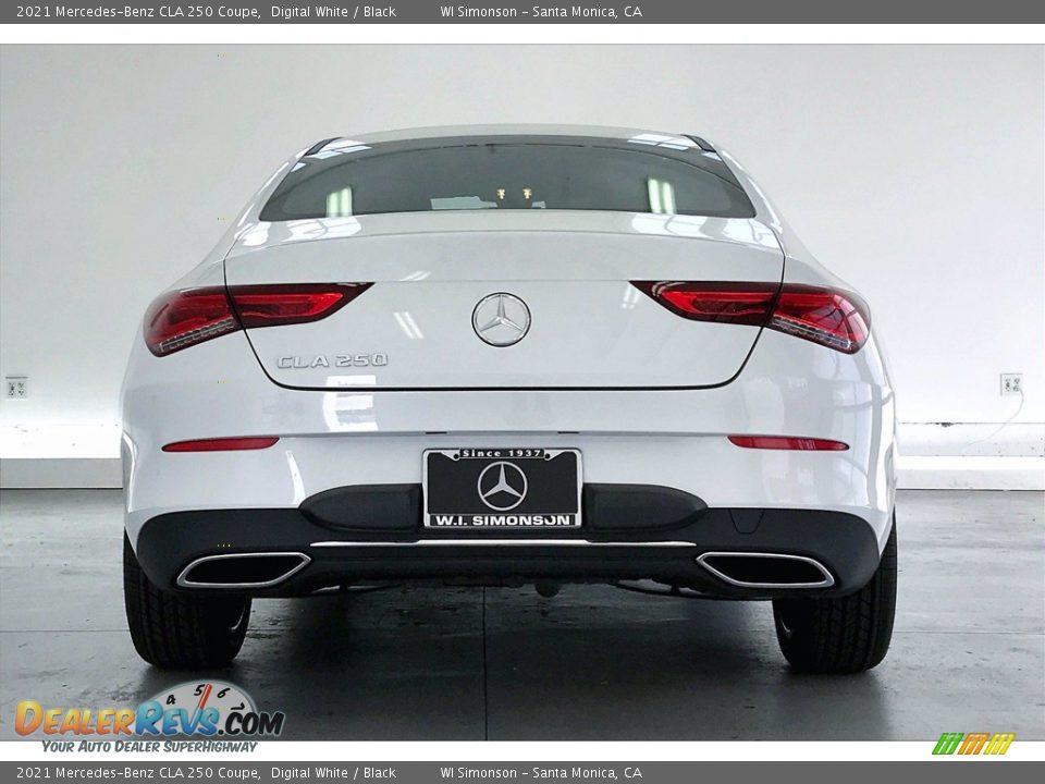 2021 Mercedes-Benz CLA 250 Coupe Digital White / Black Photo #3