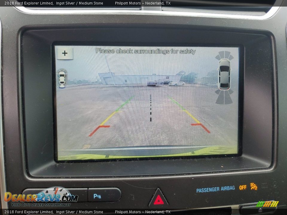 2018 Ford Explorer Limited Ingot Silver / Medium Stone Photo #20