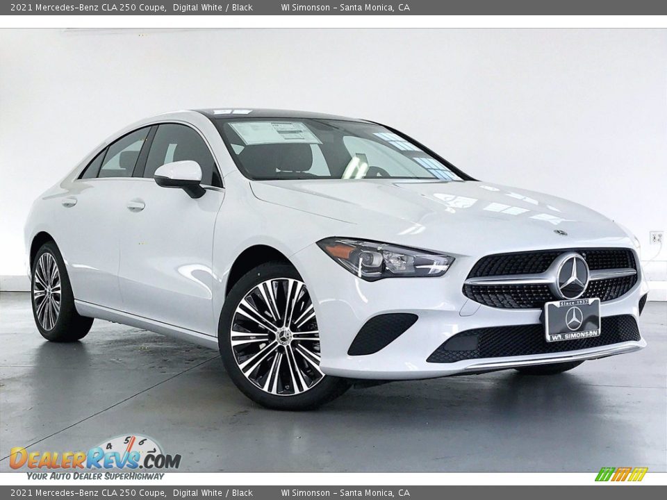 Front 3/4 View of 2021 Mercedes-Benz CLA 250 Coupe Photo #12