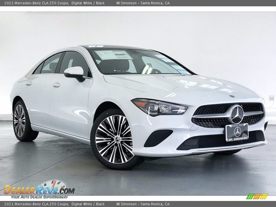 Front 3/4 View of 2021 Mercedes-Benz CLA 250 Coupe Photo #12