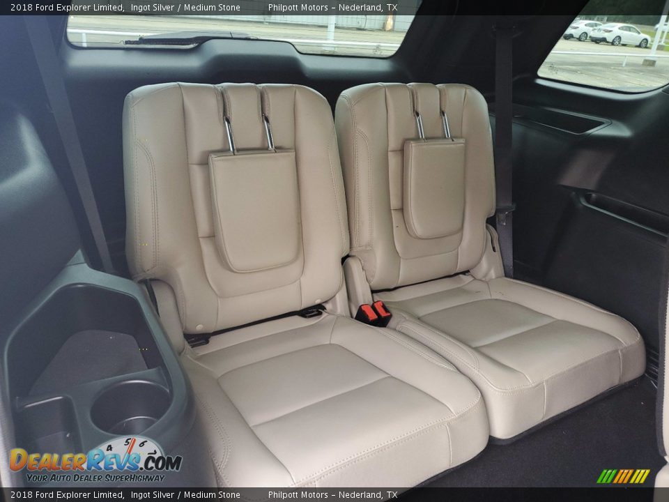 2018 Ford Explorer Limited Ingot Silver / Medium Stone Photo #22