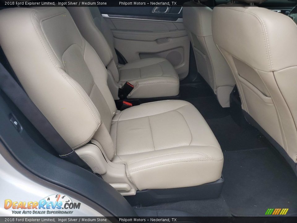 2018 Ford Explorer Limited Ingot Silver / Medium Stone Photo #27