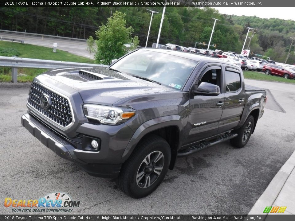 2018 Toyota Tacoma TRD Sport Double Cab 4x4 Midnight Black Metallic / Graphite w/Gun Metal Photo #13