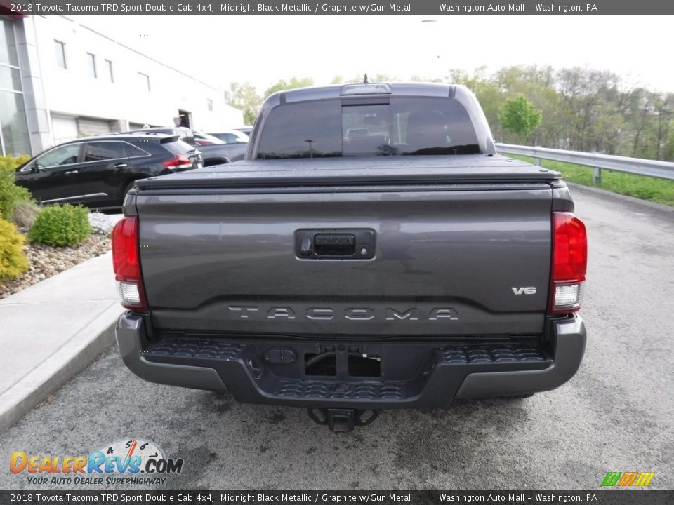 2018 Toyota Tacoma TRD Sport Double Cab 4x4 Midnight Black Metallic / Graphite w/Gun Metal Photo #16